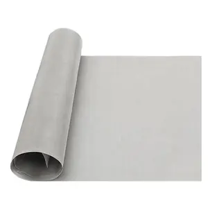 Silver Wire Mesh Screen / Pure 99.99% Silver Wire Mesh Fabric 40 60 80 100 Mesh Stock Item