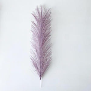 Kunstmatig Rietbont Diy Handgemaakte Accessoires Doek Primaire Kleur Polyester Zijden Doek Kunstmatig Pampa Gras - Product Image 4