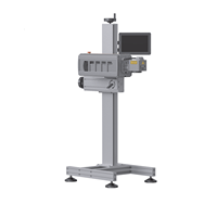 Machine de marquage laser CO2 volante 40W pour ligne de production à haute vitesse