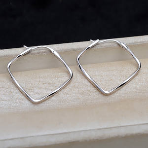 S925 <b>Silver</b> Hoop <b>Earrings</b> Large DIY Accessories 7-10 <b>Pearl</b> Buckles Classic and Trendy S925 <b>Silver</b> <b>Earrings</b> 4795 - Product Image 3