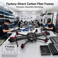 Châssis de drone six axes Tarot Flight FY690S TL68C01, modèle d'avion pliable, jouet électronique pour photographie aérienne et vol sans pilote