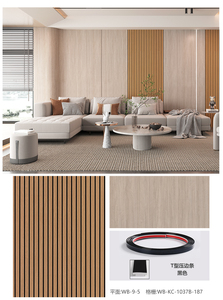 Pannello Murale KC Autoadesivo, Adesivo Decorativo per Pareti Effetto Legno, Decorazione Architettonica per Interni, Hotel e Ingegneria - Product Image 3