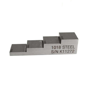 บล็อกสอบเทียบอัลตราโซนิก Xtester-DANA 4 ขั้นตอน 56710 ขั้นตอน ผลิตจากเหล็กกล้าคาร์บอนและสแตนเลส สำหรับการวัดความหนาด้วยอัลตราโซนิก - Product Image 1