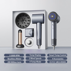 Set Pengering Rambut Motor DC Profesional Berkualitas Tinggi dengan Ionik, Terpasang di Dinding untuk Perjalanan, Rumah Tangga, Hotel, dan Penggunaan Luar Ruangan - Product Image 1