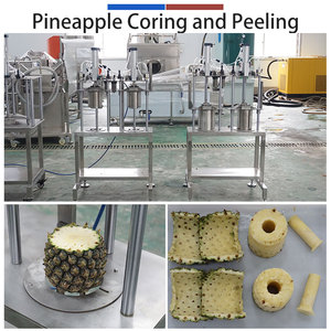 FENGXIANG Pineapple Processing Machine Set Manual Peeling Coring Slicing Kit for Pineapple <b>Rings</b> Canned Fruit Factory - Product Image 4