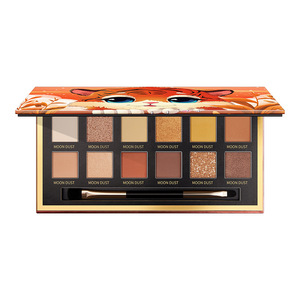 Paleta de sombras de ojos en crema vegana de lujo, 12 colores, resistente al agua, acabado brillante mate, ligero, de larga duración, para la oscuridad clara, 18g seco - Product Image 1