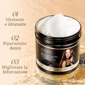 SADOER <span class=keywords><strong>Prix</strong></span> <span class=keywords><strong>de</strong></span> gros Masque capillaire lissant parfumé au <span class=keywords><strong>caviar</strong></span> pour cheveux secs - Product Image 6