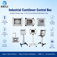 Sistema de Suspensión para Caja de Control CNC Hengrong HMI, Profundidad de 140mm/210mm, Pantalla Táctil, Interfaz Hombre-Máquina
