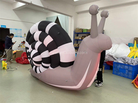 Mascotte géante gonflable d'escargot animal cartoon pour la décoration de fête à thème de parc