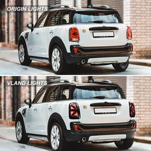 Luces Traseras LED para <span class=keywords><strong>MINI</strong></span> Cooper <span class=keywords><strong>Countryman</strong></span> F60 2017-2020, 12V 4000 Lm, Señales de Giro Secuenciales, Lente Transparente, Nueva Animación de Encendido - Product Image 6