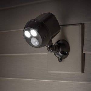 Luce di sicurezza esterna impermeabile <span class=keywords><strong>a</strong></span> 120 gradi 450 Lumen marrone <span class=keywords><strong>a</strong></span> batteria - Product Image 1