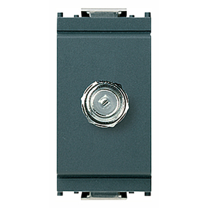 Conector Coaxial Hembra Tipo F Gris 4.1x2.8x5.3 Cm - Product Image 1