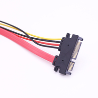 Precios de fábrica 22Pin SATA macho a hembra Cable de 7 + 15 Pin Serial ATA SATA de datos de Combo Cable de extensión convertidor de conector