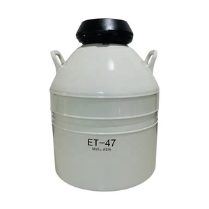 Dewar de Nitrógeno Líquido de la Serie ET de 40L, de Aleación de Aluminio de Alta Resistencia con Recubrimiento Epóxico, para la Preservación de Semen Animal, Precio - Product Image 4
