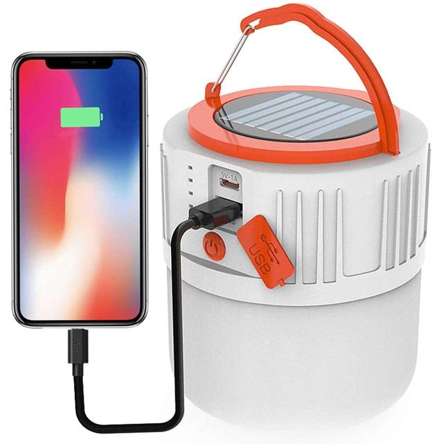 Portable Hanging Dimmable Lampe De Solar Power Emergency Charging Bulb Lamp Waterproof Rechargeable Led Solar Emergency Light