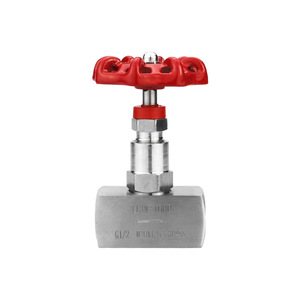 Vanne à aiguille J13W-160P, vanne d'arrêt avec manomètre en acier inoxydable 304, directement provenant du fabricant. - Product Image 1