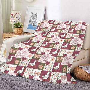 Nueva Manta de Caza de Patos Estilo Bosque Occidental al Por Mayor con Impresión Personalizada de Camuflaje, Manta Suave de Vellón para el Hogar, Cobija de Felpa Portátil - Product Image 4