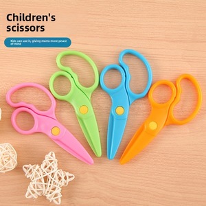 Kids Safety <b>Scissors</b> for <b>Toddlers</b> Preschool Plastic Craft <b>Scissors</b> with Rounded Tips for Children School Art Supplies - Product Image 3