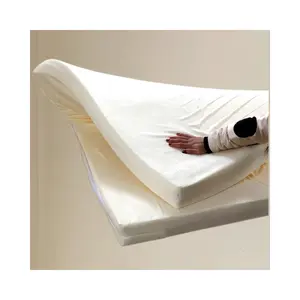 Atmungsaktiv ultraweich umweltfreundlich Komfort Rückenstütze Doppelschicht dicker Speicher-Schaum-Matratzen-Matratzenunterlage