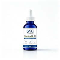 Produit de Soutien Quotidien à la Vitalité avec 200mcg de K2 et 250mcg de D3 dans de l'huile de coco pour le soutien osseux et immunitaire 15 Premium Pro Result
