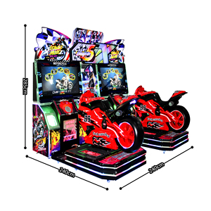 Máquina de Juego Arcade de Motociclismo para 2 Jugadores, Personalizable y Económica, para Niños y Adultos, Centro de Entretenimiento - Product Image 1