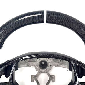 Volant de voiture personnalisé en fibre de carbone pour Infiniti G37 2007-2015, design de style course, expédié depuis l'entrepôt américain - Product Image 2