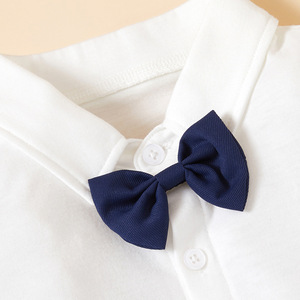 Ensemble <span class=keywords><strong>de</strong></span> tenue formelle pour bébés garçons, chemise à manches courtes avec short à bretelles, idéal pour les spectacles <span class=keywords><strong>de</strong></span> piano, les mariages, les événements <span class=keywords><strong>de</strong></span> garçons d'honneur - Product Image 3