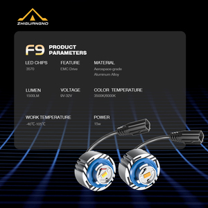 Siêu sáng màu kép dẫn ánh sáng sương mù lw5b l1bw làm bằng nhôm bền-Điều kiện Mới - Product Image 3