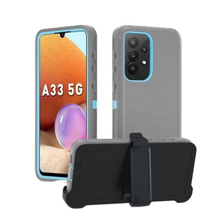 Funda Protectora para Teléfono Defender, Resistente a Impactos, TPU Suave + PC Rígido, para Samsung Galaxy A33 - Product Image 1
