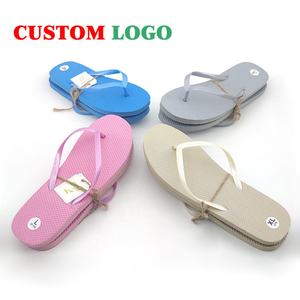 Nicecin – Tongs personnalisables avec logo, recyclables en PE, légères, pour voyage, couleur unie, sandales de plage, étiquette de taille, approvisionnement en gros, OEM ODM - Product Image 3