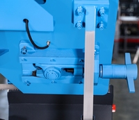 Scie à ruban automatique CNC pour découpe de métaux avec moteur, composants d'engrenage central de la lame de scie à tension mécanique 7,5 kW
