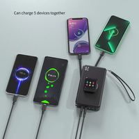 Produk Tren 2025 Terlaris 2 Baterai Eksternal Mini Power Bank Pengisian Cepat 20000mAh Dengan USB Type C untuk Semua Smartphone