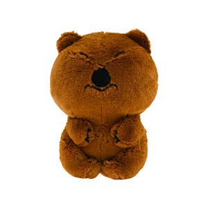 Orsetto <span class=keywords><strong>di</strong></span> peluche con occhi squintati personalizzato, da disegno a campione, servizio OEM ODM, MOQ basso, simpatico animale <span class=keywords><strong>di</strong></span> peluche smug, direttamente dalla fabbrica - Product Image 1