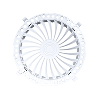 Système d'air frais, panneau d'accès encastré rond en ABS, trappe d'inspection de plafond à ouverture par torsion avec clip à ressort pour la ventilation intérieure