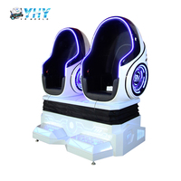 Chaise de cinéma VR YHY Factory Shopping Mall à deux places, simulateur de réalité virtuelle 4D 8D 9D, œuf VR