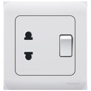 Interruptor de Pared para Reino Unido y Enchufe Doméstico Europeo, Panel Táctil, 10A, Material de PC, Interruptor de Enchufe de 2 Tomas - Product Image 4