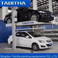 Elevador de Estacionamiento Eléctrico de Dos Postes TABITHA TTPP606, Certificado CE, 2700 kg, Motor de 2.2 kW, para Múltiples Vehículos