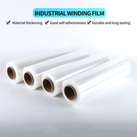 Film étirable manuel translucide souple ZNSW001 en LLDPE recyclable pour emballage de palettes, rouleau de 300 m de long