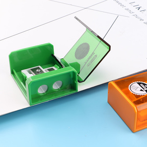 BAOKE-afiladores de lápices de plástico con 2 agujeros, manual para Proveedores de arte/Estudiante/escuela/papelería, 1 ud. - Product Image 6