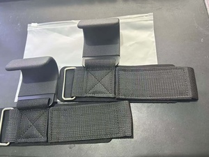 熱売スチールフックゴム巻きナイロン製携帯用テンションアシストスリングダブルバーウエストトラクションベルト - Product Image 6