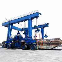Grue de levage de yacht à prix d'usine, capacité nominale de 500 tonnes, palan hydraulique pour bateaux, chantier naval