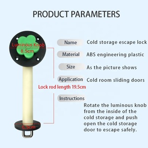Minran ABS Plastic Industrial Safety Escape Cold Room Sliding Door <strong>Locks</strong> for Steel <strong>Grill</strong> Doors with Anti-oxidation - Product Image 2