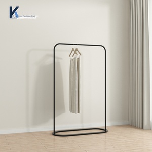 Simple Home Clothing Display Stand Ins Style Clothing Store <strong>Clothes</strong> Display <strong>Props</strong> Set Height-added Floor Hanger China Made China - Product Image 2