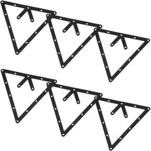 Cueelf 6Pcs Magic Ball Rack Magic Rack Feuille Triangle <span class=keywords><strong>Cue</strong></span> Accessoire 8, 9 et 10 Ball Combo Pack - Product Image 3