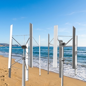 Generador de 5 Aspas de Gran Tamaño, Baja Velocidad del Viento, 400v 200kw, Eje Vertical para Uso Agrícola - Product Image 2