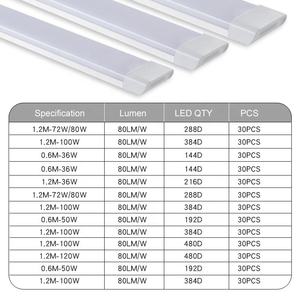 <strong>T5</strong> T8 3000K 6500K 9000K LED Purification <strong>Light</strong> Batten <strong>Fixture</strong> 4Ft Ceiling LED Tube <strong>Lights</strong> Tube <strong>Light</strong> Bulbs - Product Image 3