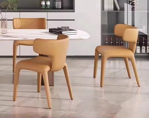 Chaise de salle à manger scandinave moderne légère en <span class=keywords><strong>velours</strong></span>, durable et imperméable, pour la maison, le bureau et l'hôtel (vente en gros) - Product Image 3