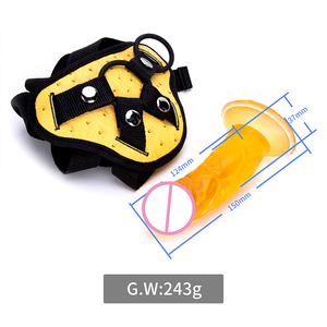2024年用ソフト防水大人用ストラップ付きディルドカップル用ベルトボンデージハーネス付き - Product Image 6