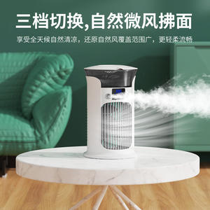 Mini Ventilador Portátil con Nebulizador, Tanque de Agua de 880 ml con Enfriamiento por Hielo para Uso en Casa, Oficina o Escritorio - Product Image 4