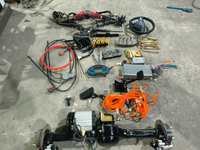 Mini-voiture classique à moteur haute vitesse pour adultes, kit de camion électrique intelligent, voiturette de golf, différentiel de transmission, ensemble complet d'essieux arrière